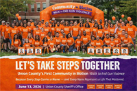 Union County Community in Motion Walk to End Gun Violence (in proud partnership with the Union County Sheriff’s Office)