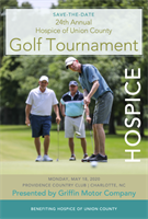 24th Annual Hospice of Union County Golf Tournament presented by Griffin Motor Company