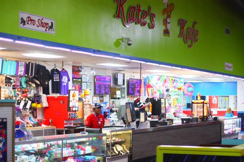 Kate's Kafe offers many treats and snacks