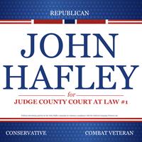 John Hafley for Judge