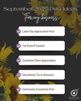 September 2025 Post Ideas for Any Business - Modern Marketing & Media
