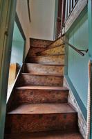 Historic Hand painted spiral staircase 