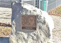Matt Brown bronze plaque at Philo Soccer field