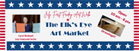 The Elk's Eye Art Market July First Friday - Featuring Artist Carol Bridwell