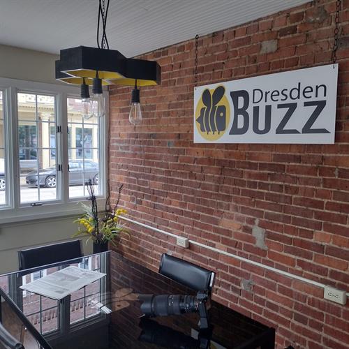 Dresden Buzz office meeting space. 