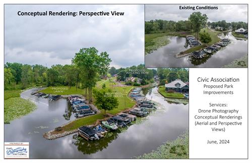 Drone Photography & Conceptual Rendering, Perspective View