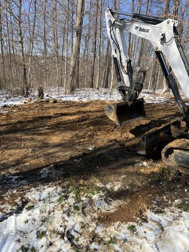 Horse burial for a customer.