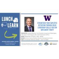 BDC Lunch & Learn - Andreas Bohman, University of Washington's Chief Information Officer