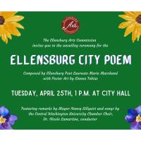 Ellensburg City Poem Unveiling Ceremony 