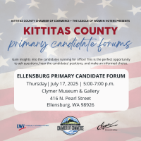 Kittitas County Primary Candidate Forum (Ellensburg)