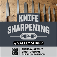 Valley Sharp Knife Sharpening Pop-Up