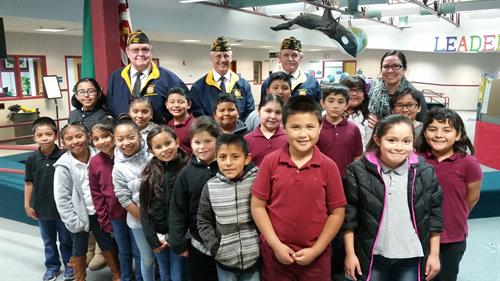 Veterans Day visits to schools