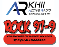 KHII 88.9 FM Cloudcroft, 100.5 FM Alamogordo, & 102.3 Ruidoso / Rock 97-9 FM KTM