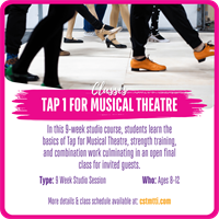 Tap 1 for Musical Theatre ages 8-12