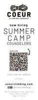 Coeur Climbing Summer Camp Counselor