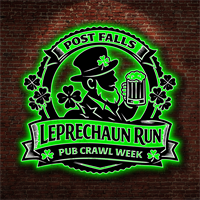 Post Falls Leprechaun Run • Pub Crawl WEEK & Glow Night!