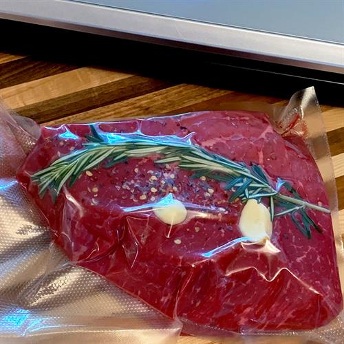 Vacuum Sealer Bags and Rolls for sous vide cooking from FoodVacBags