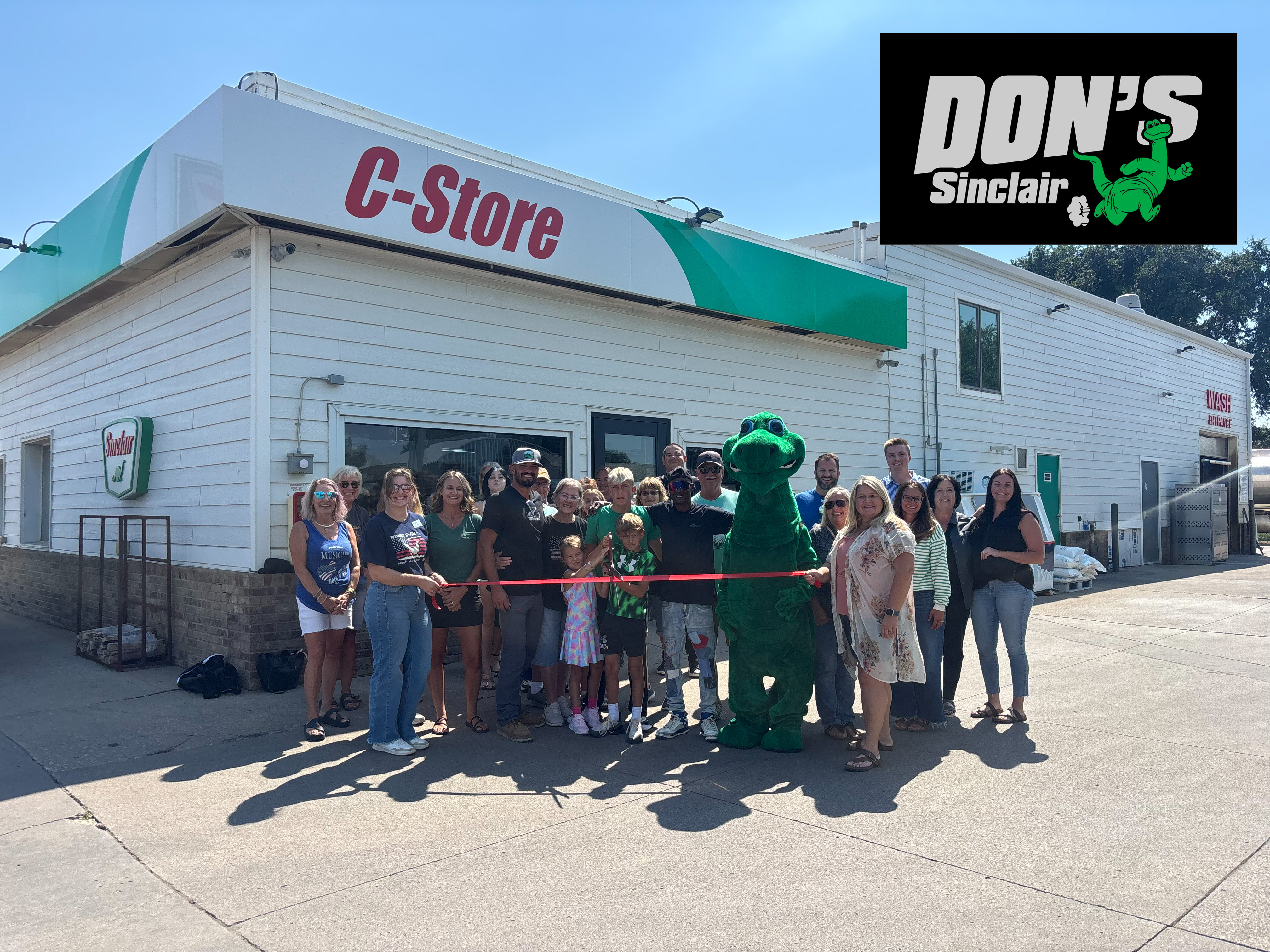 Image for Don's Sinclair Ribbon Cutting!