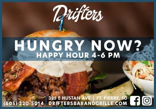 Join us for Happy Hour! Every day from 4 - 6pm.