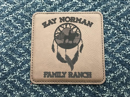 Leatherette Coaster