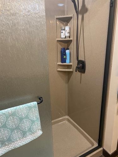 Bathroom Remodel - Onyx Shower