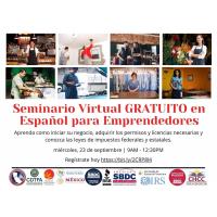 Seminario Virtual Gratuito en Español para Emprendedores