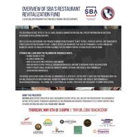 Overview of SBA's Restaurant Revitaliztion Fund