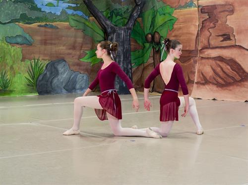 Bonedale Ballet students, Keanen Bell and Riven Sky Badgett