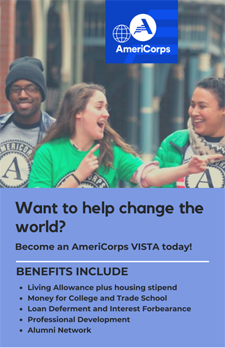 Learn more about becoming an AmeriCorps VISTA Member