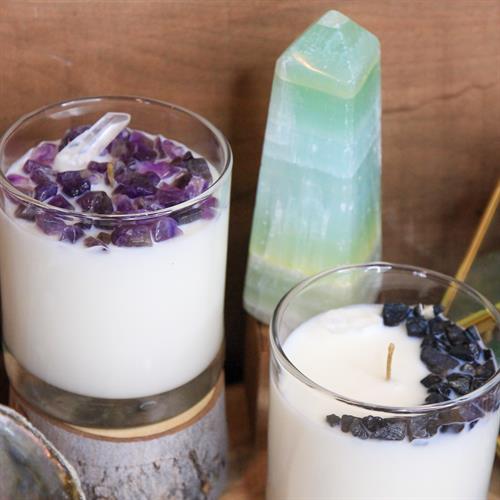 Clean Crystal Candles and Other Herbal Products Available through Crystal SOULutions Shop