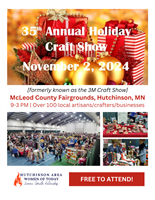 Save the Date: 35th Annual Craft Show by the Hutchinson Area Women of Today (formerly known as 3M Craft Show)