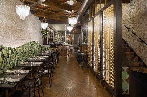 Ronero/Chicago. Custom ceiling and panels. Full renovation Ronero/Chicago. Custom ceiling and panels. Full renovation