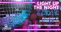 Ecker Center's 70th Anniversary Gala: Light Up the Night