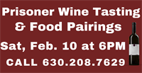 3rd Annual Prisoner Wine Tasting & Food Pairings