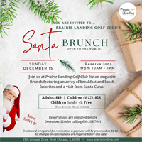 Santa Brunch at Prairie Landing Golf Club 2024