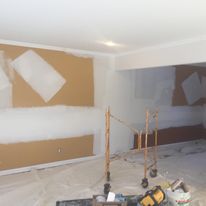 repairing the drywall
