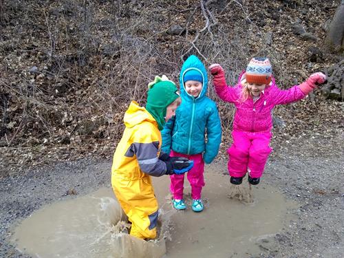 Preschool fun on the trail
