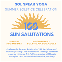 108 Sun Salutations with Sol Speak Yoga