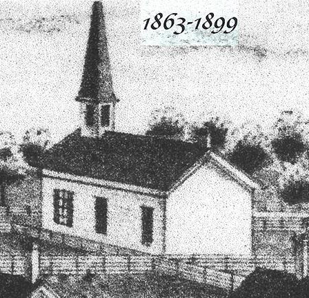 Second Methodist church building for New Lenox 1863-1899