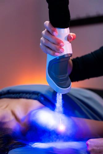 Localized Cryotherapy (CRYOpenguin), 1 of 3 forms of cryotherapy offered. 