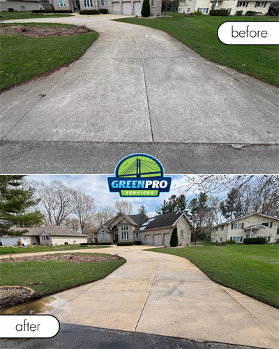 Driveway Power Washing | Green Pro Services | Frankfort, IL
