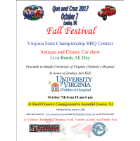 Que and Cruz 2017 Fall Festival & Virginia State Championship BBQ Contest