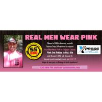 Real Men Wear Pink of Culpeper County. Pink Out Friday at Shawn's BBQ