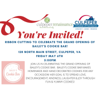 Ribbon Cutting to Celebrate the Grand Opening of  Bailey's Cookie Bar