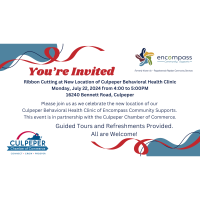 Ribbon Cutting - Culpeper Behavioral Health Clinic