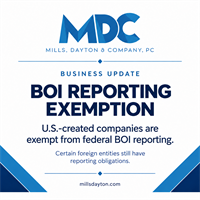 BOI Reporting Update: One Less Filing Requirement for U.S. Businesses