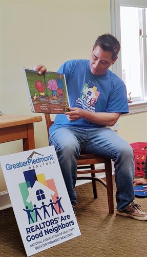 Greater Piedmont REALTORS® participated in Read Across America by reading and donated books to local county libraries!