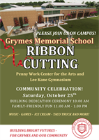 Grymes Memorial School Ribbon Cutting