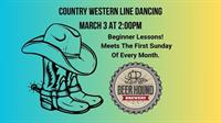 Country Western Line Dance - Beginner Lesson at Beer Hound Brewery on March 3 from 2-3PM.