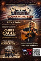 Orange Chamber of Commerce Presents the Orange Music Festival at Montpelier on July 3, 2026